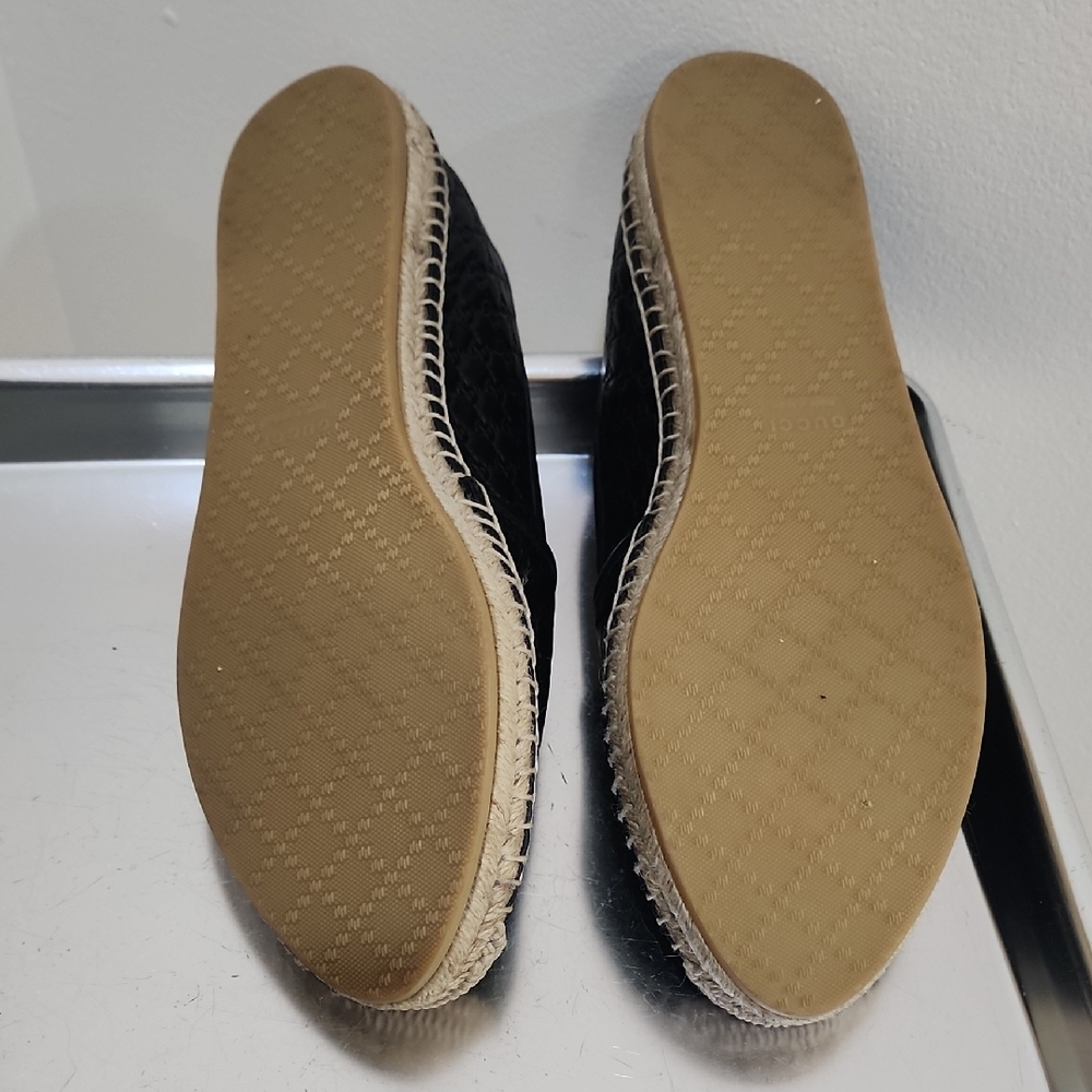 Gucci Black Espadrille Loafers for Women - Picture 2 of 3